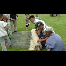 Feltmaking in Khandgait (ethnographic video)